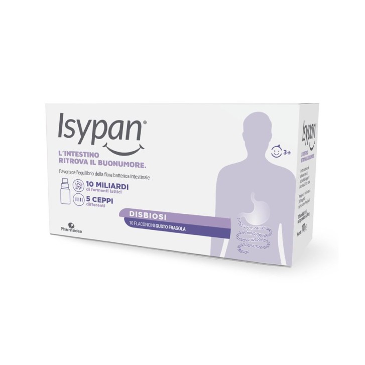 Isypan Disbiosi 10 flaconcini - Integratore Benessere Intestinale