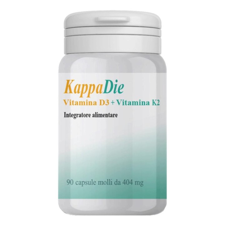 KappaDie 90 Capsule Molli - Integratore Vitamine D3 e K2