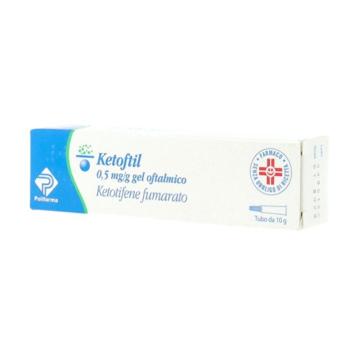 Ketoftil Oftalmico Gel 0,5mg/ml Ketotifene 10 grammi