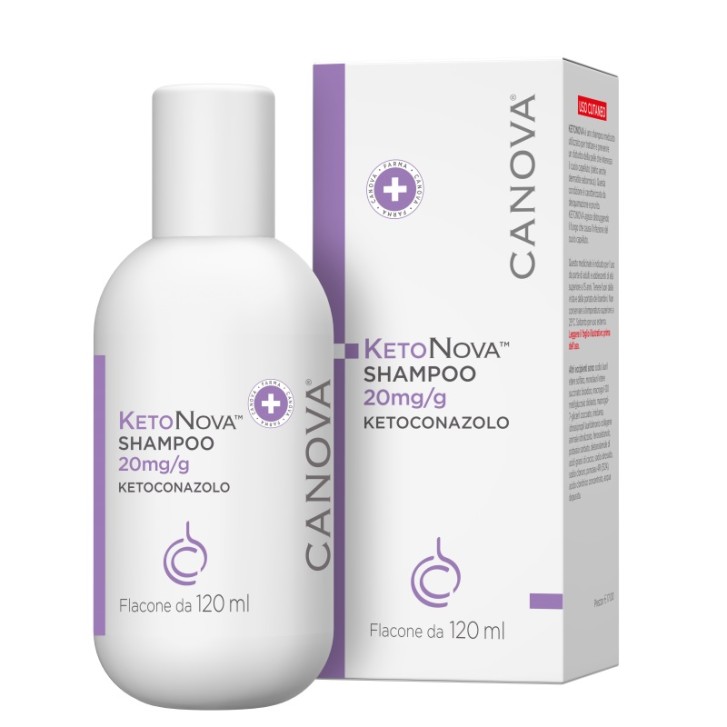 Canova Ketonova Shampoo 20mg/g Ketoconazolo 120 ml