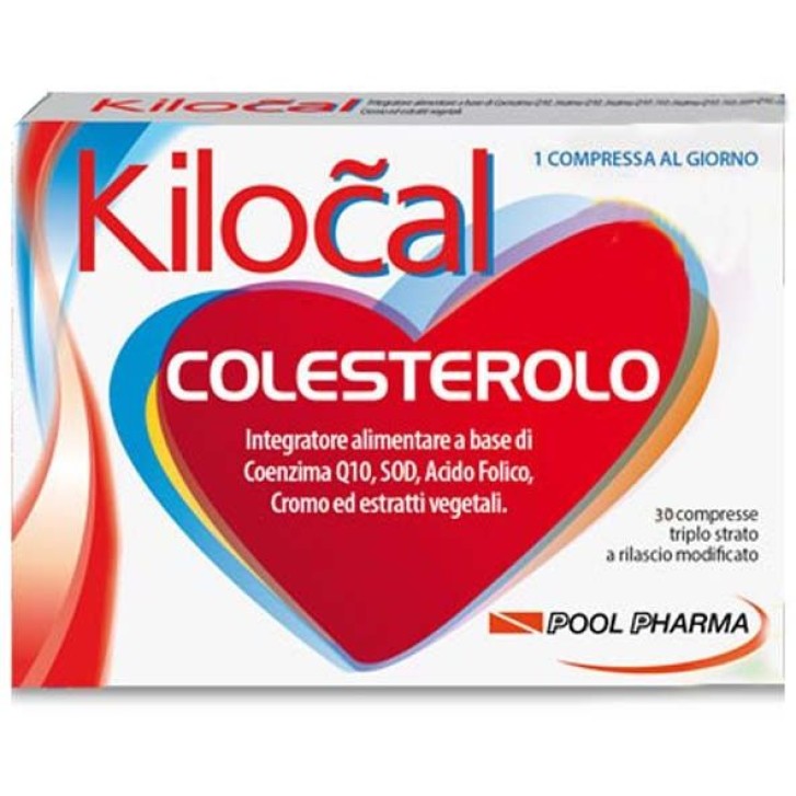 Kilocal Colesterolo 30 Compresse - Integratore Controllo del Colesterolo