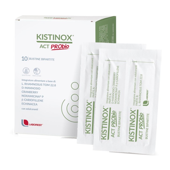 Kistinox Act Probio 10 bustine - Integratore Benessere Vie Urinarie