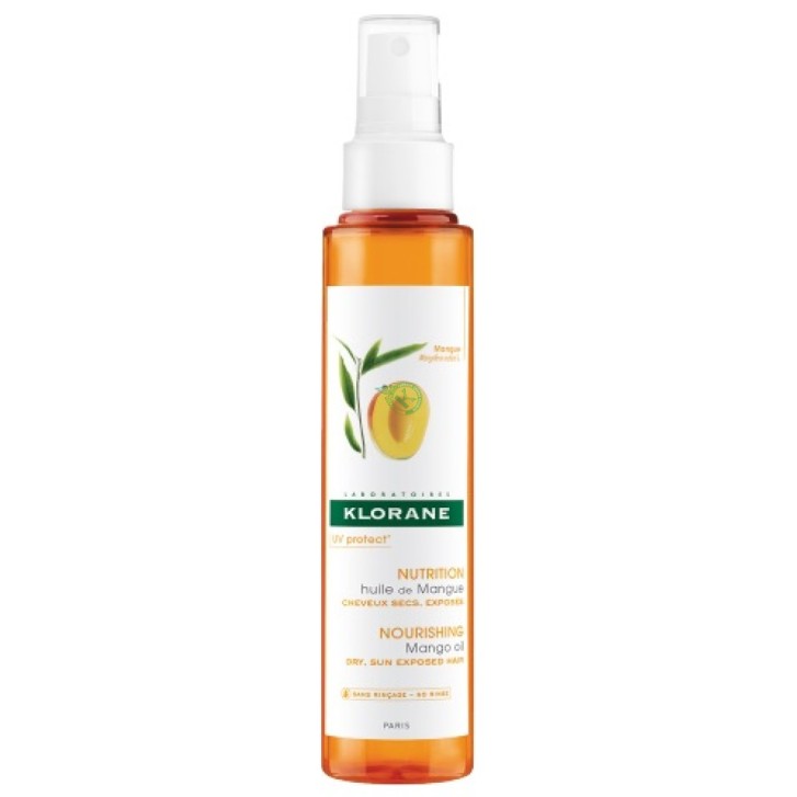 Klorane Olio di Mango Trattamento Dopo Shampoo Spray Senza Risciacquo 125 ml