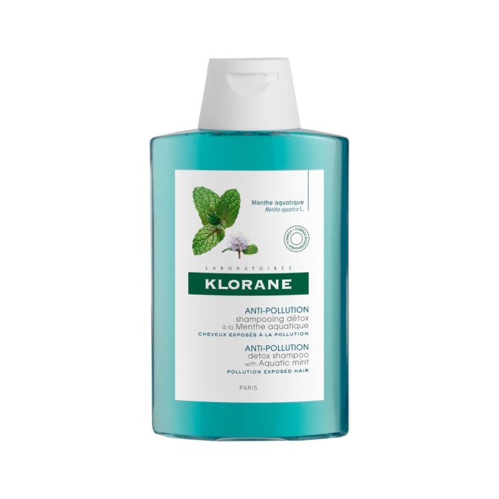 Klorane Menta Acquatica Shampoo Anti-Inquinamento 200 ml