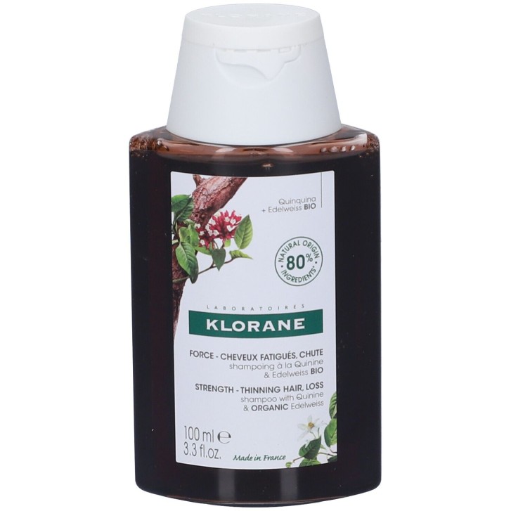 Klorane Shampoo Chinina e Stella Alpina Bio 100 ml