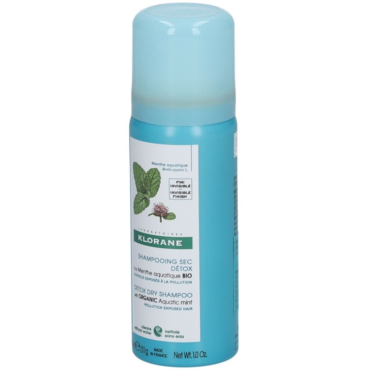 Klorane Shampoo Secco Menta Acquatica Bio 150 ml