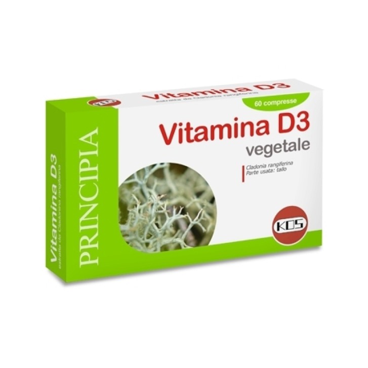 Kos Vitamina D3 Vegetale 60 Compresse - Integratore Alimentare