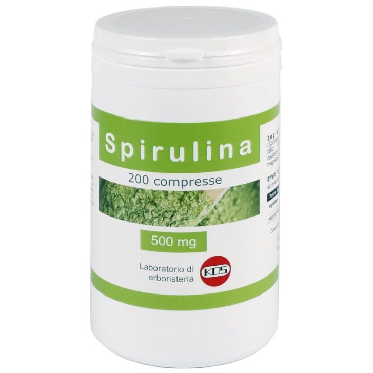 Kos Spirulina 500 mg 200 compresse - Integratore Alimentare