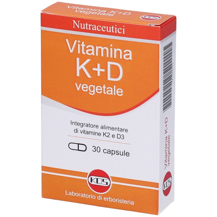 Kos Vitamina K+D 30 capsule - Integratore Alimentare