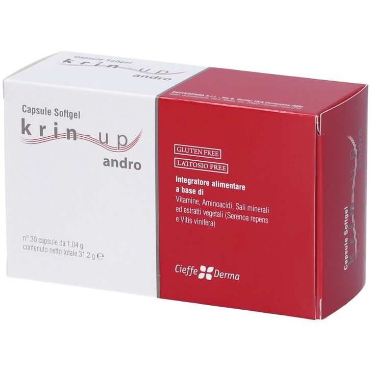 Krin Up Andro 30 Capsule - Integratore per il Benessere dei Capelli