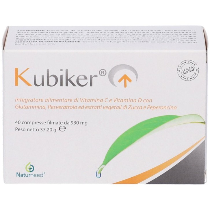 Naturneed Kubiker 40 Compresse - Integratore per Funzionalit&agrave; delle Vie Urinarie