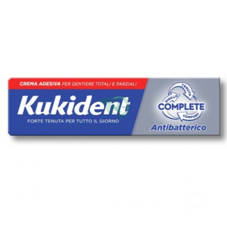Kukident Complete Crema Adesiva con Antibatterico 40 gr