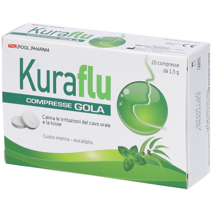 Kuraflu Gola Menta e Eucalipto 20 compresse