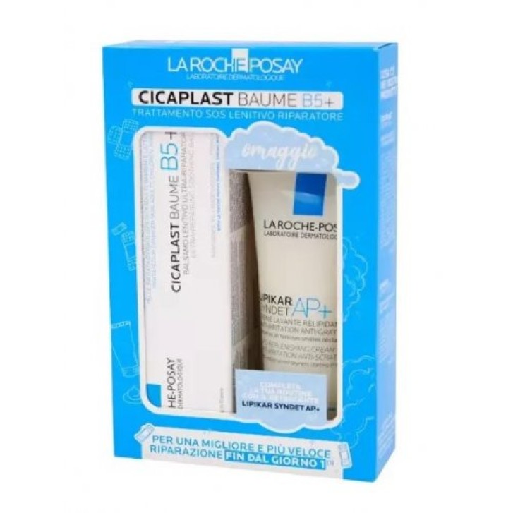 La Roche Posay Cofanetto Cicaplast Baume B5+ 100 ml e Lipikar Syndet Ap+ 100 ml