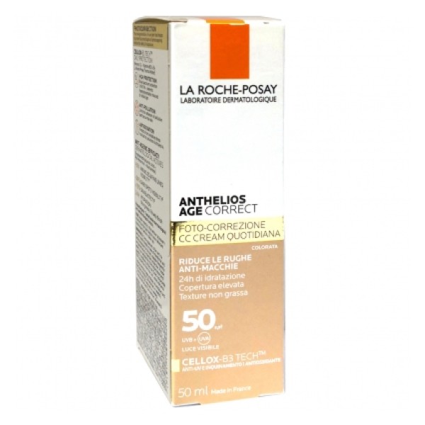 La Roche Posay Anthelios Age Correct SPF 50+ Crema Solare Colorata 50 ml