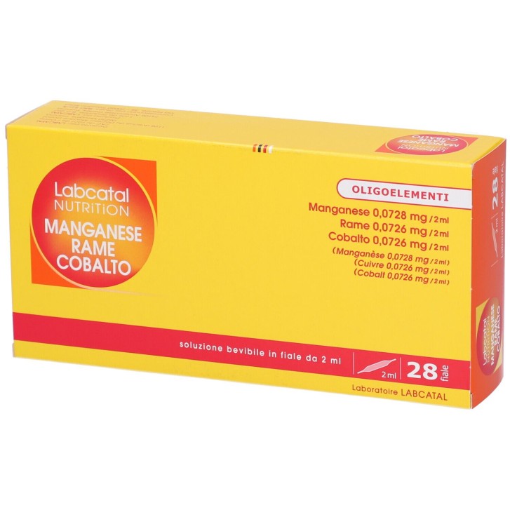 Labcatal Manganese Rame Cobalto 28 Fiale da 2 ml