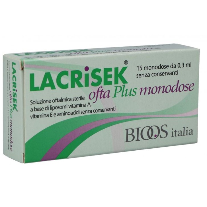 Lacrisek Ofta Plus Monodose Soluzione Oftalmica 15 Flaconcini