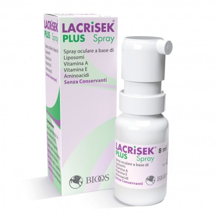 Lacrisek Plus Spray Soluzione Oftalmica Lubrificante 8 ml