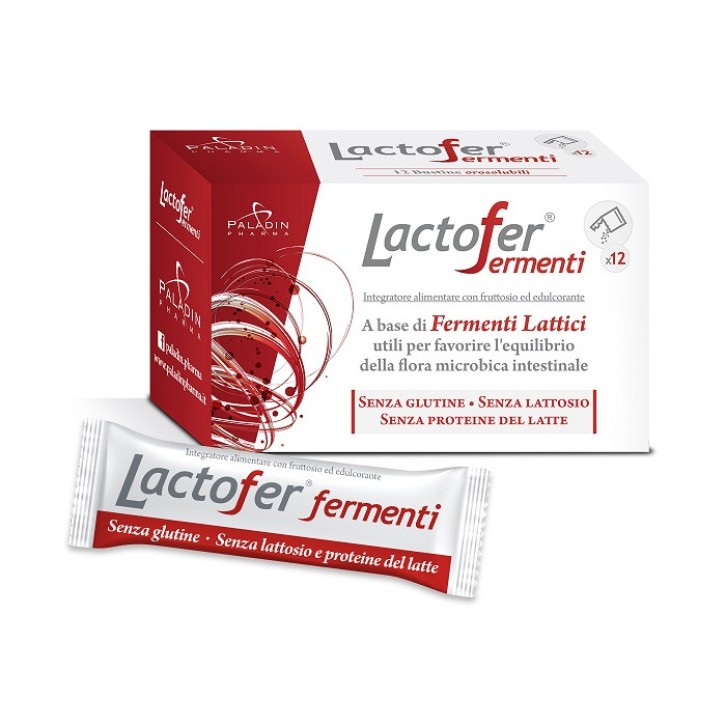 Lactofer Fermenti 12 Bustine - Integratore Fermenti Lattici
