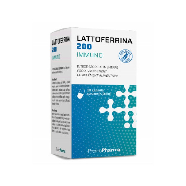 Lattoferrina 200  30 Capsule PromoPharma - Integratore Difese Immunitarie