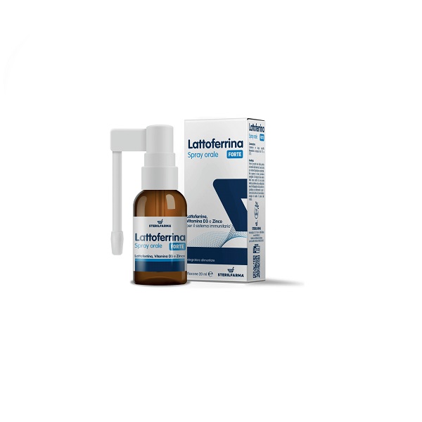 Lattoferrina Forte Spray Orale 20 ml - Integratore Vitamina D3