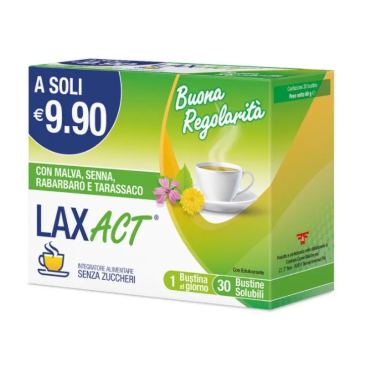Lax Act 30 bustine - Integratore Regolarità Intestinale