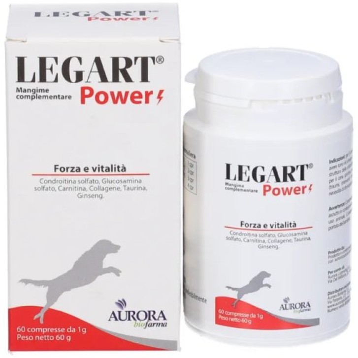 Legart Power 60 compresse - Mangime Complementare Cani