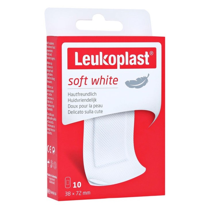 Leukoplast Cerotti Soft White 38 x 72 10 Pezzi