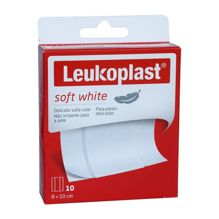 Leukoplast Cerotti Soft White 8 x 10 cm