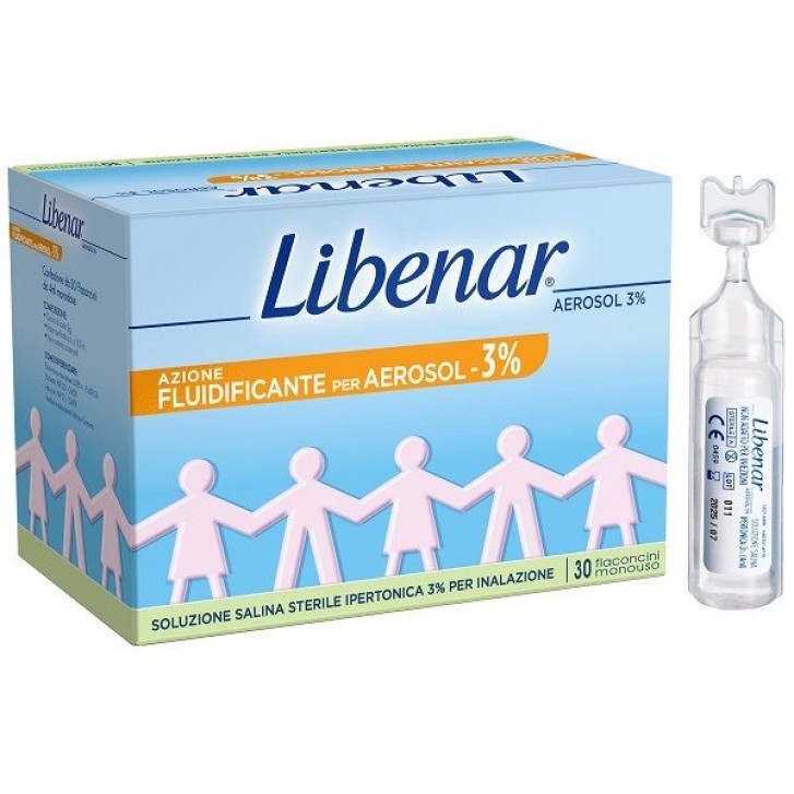 Libenar Soluzione Ipertonica Aerosol 30 flaconcini