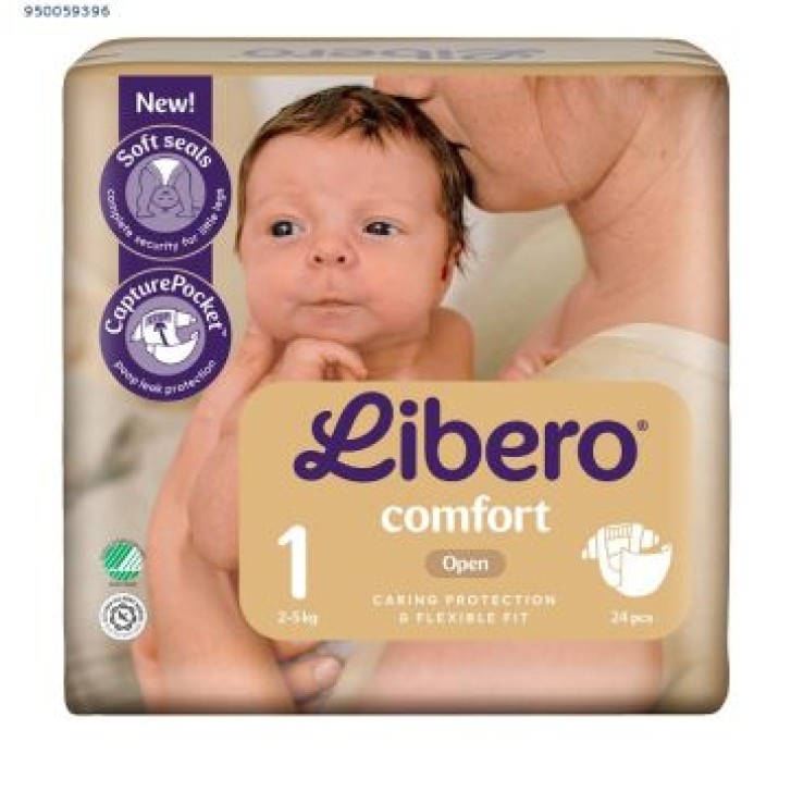 Libero Comfort Pannolini Taglia 1 2-5kg 24 pezzi
