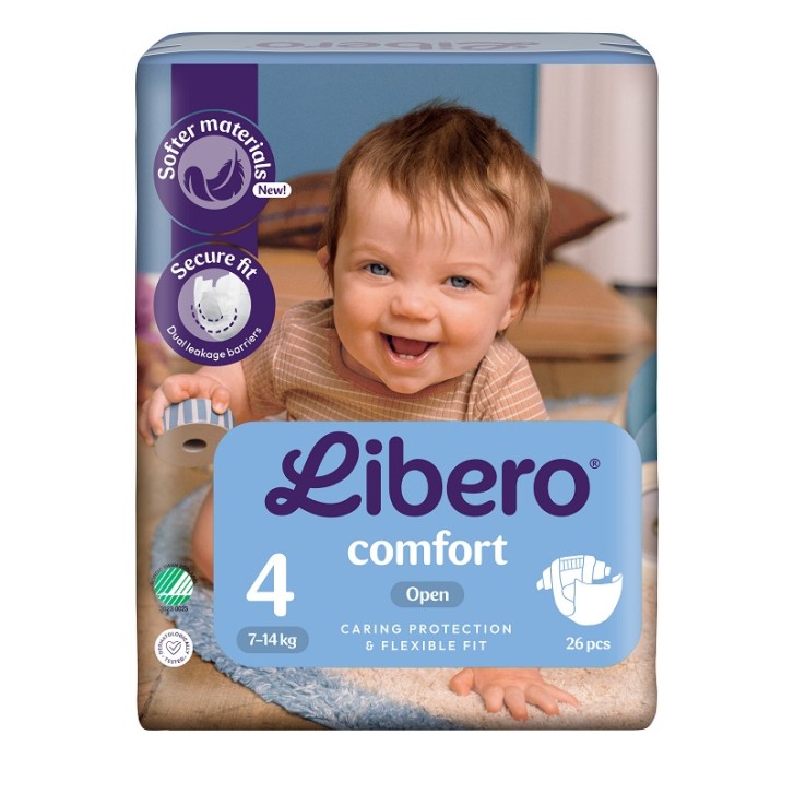 Libero Comfort 4 Pannolini 7-14 kg 26 Pezzi