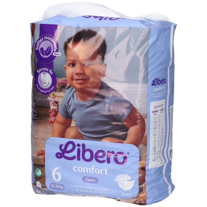Libero Comfort 6 Pannolini 13-20 kg 21 Pezzi