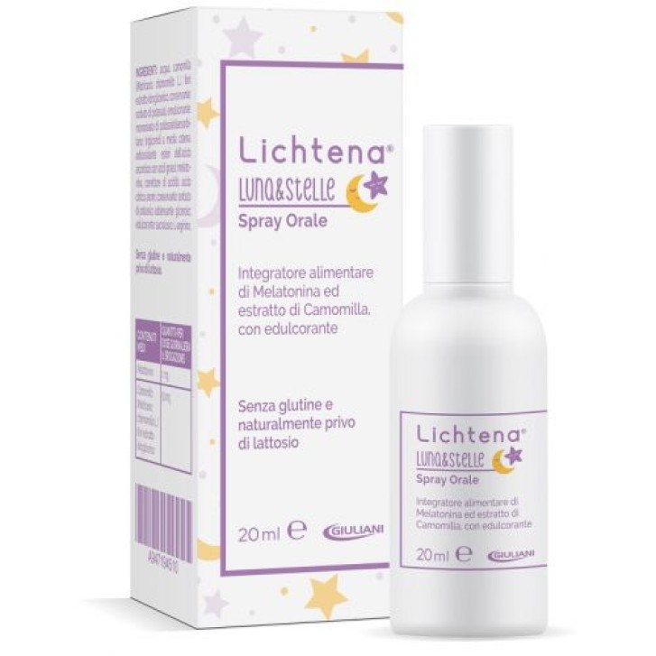 Lichtena Luna e Stelle 20 ml - Integratore per il Sonno ed il Rilassamento