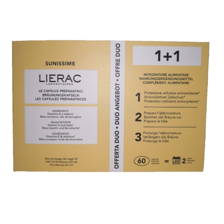 Lierac Sunissime Duo 30+30 capsule - Integratore Abbronzatura