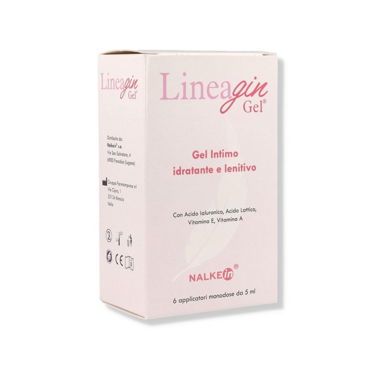 Lineagin Gel Vaginale 6 Applicatori da 5 ml