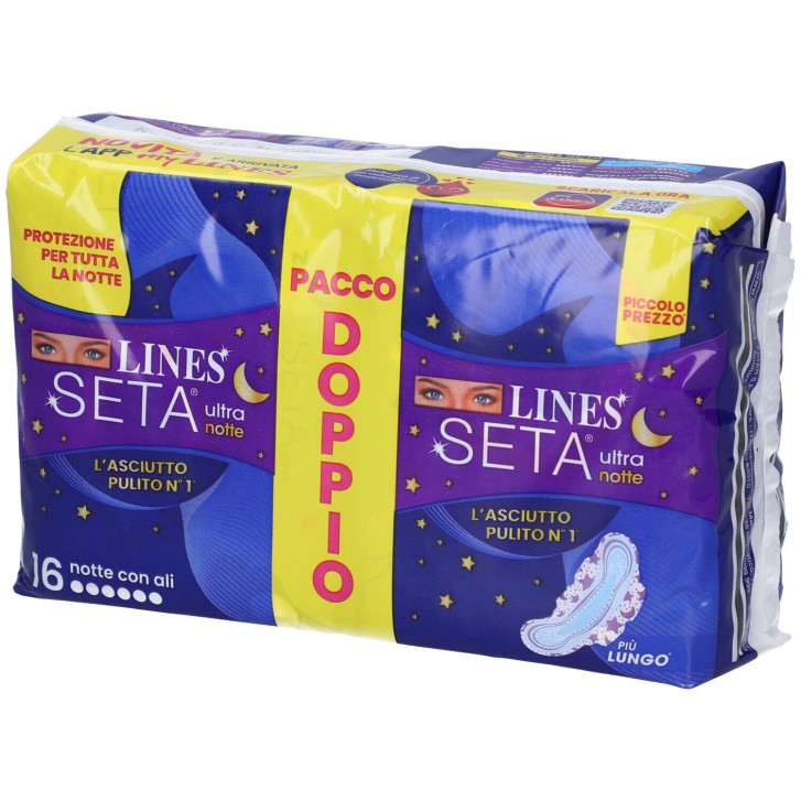 Lines Seta Ultra Notte con Ali 16 Pezzi