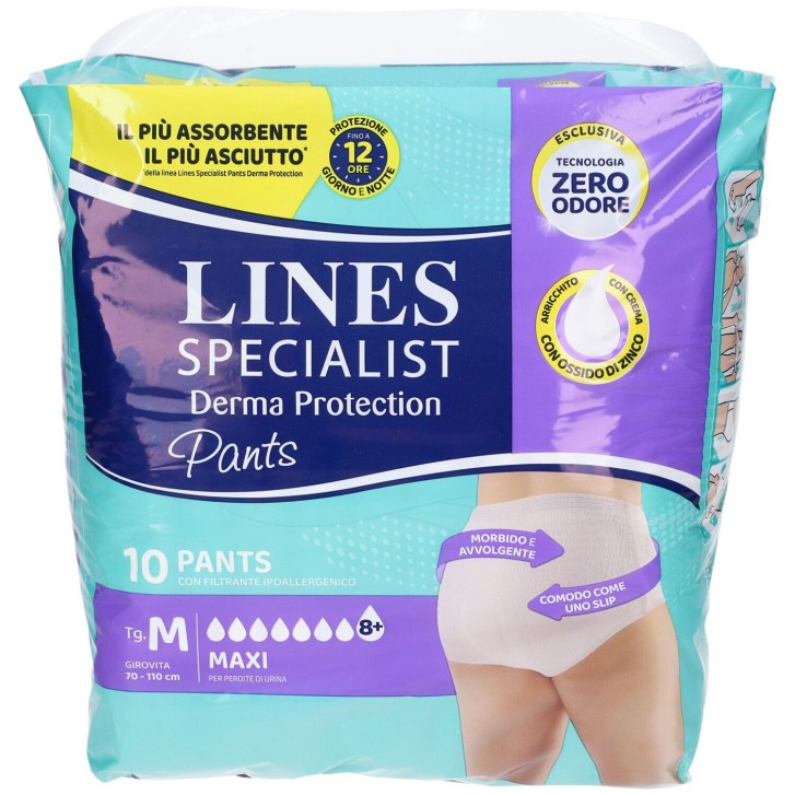 Lines Specialist Derma Protection Pants Maxi M 10 Pezzi
