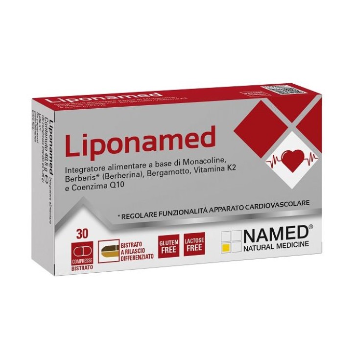 Liponamed 30 compresse - Integratore Controllo Colesterolo