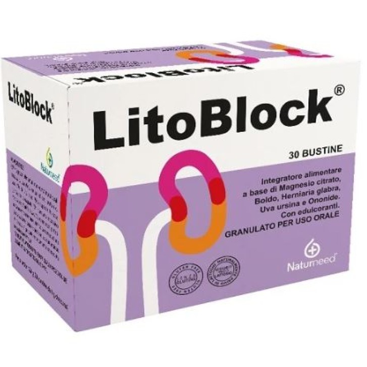 Litoblock 30 bustine - Integratore Benessere Vie Urinarie