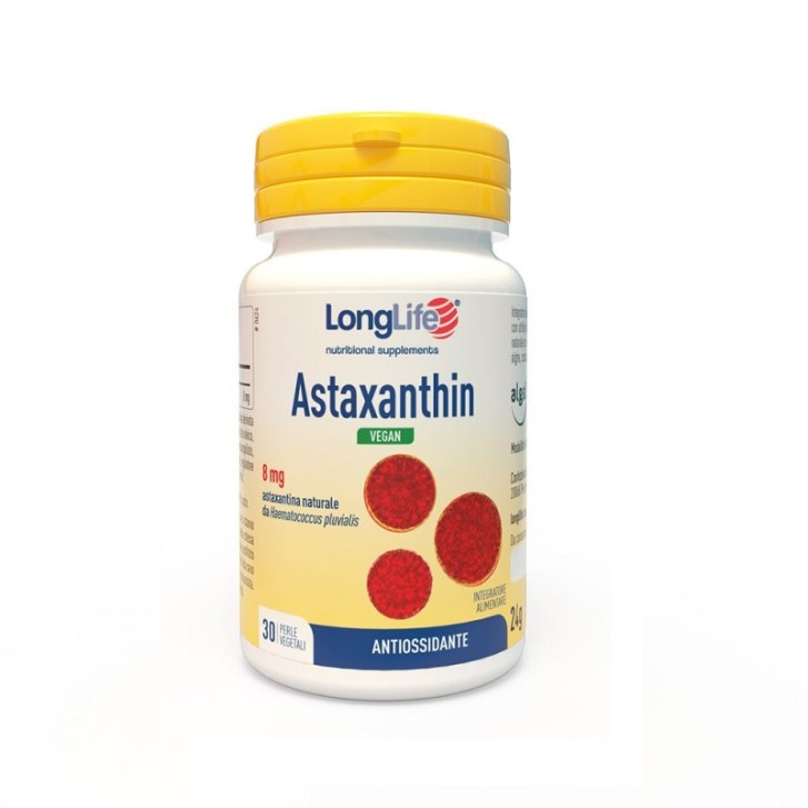 Longlife Astaxanthin 30 perle - Integratore Antiossidante