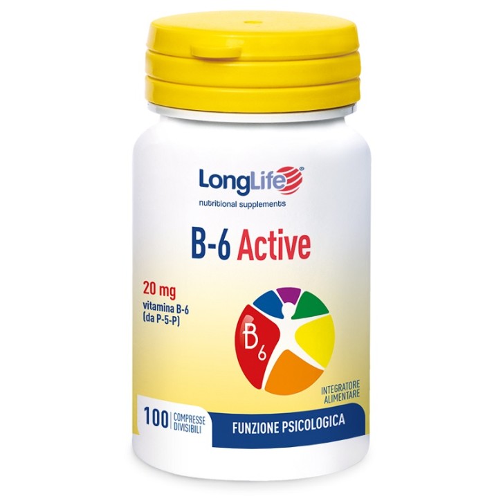 Longlife B 6 Active 100 compresse - Integratore Funzionalità Psicologica