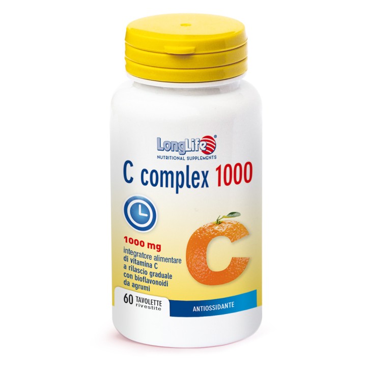Longlife Ester C 1000 60 Tavolette - Integraotore Antiossidante