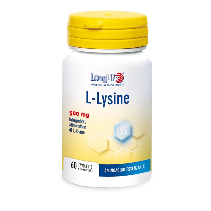 Longlife L-Lysine 60 Compresse - Integratore Aminoacidi