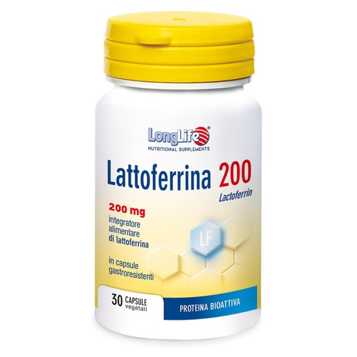 Longlife Lattoferrina 30 Capsule - Integratore Alimentare