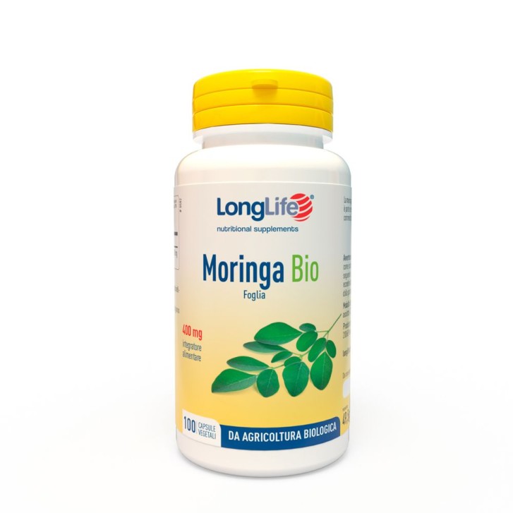 Longlife Moringa Bio 100 capsule - Integratore Controllo Colesterolo