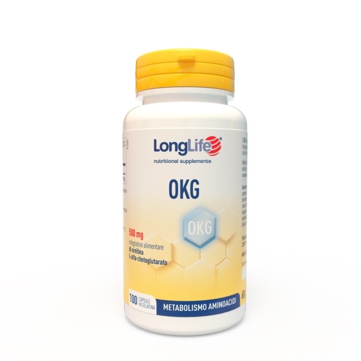 Longlife Okg 500 mg 100 capsule - Integratore Metabolismo Aminoacidi