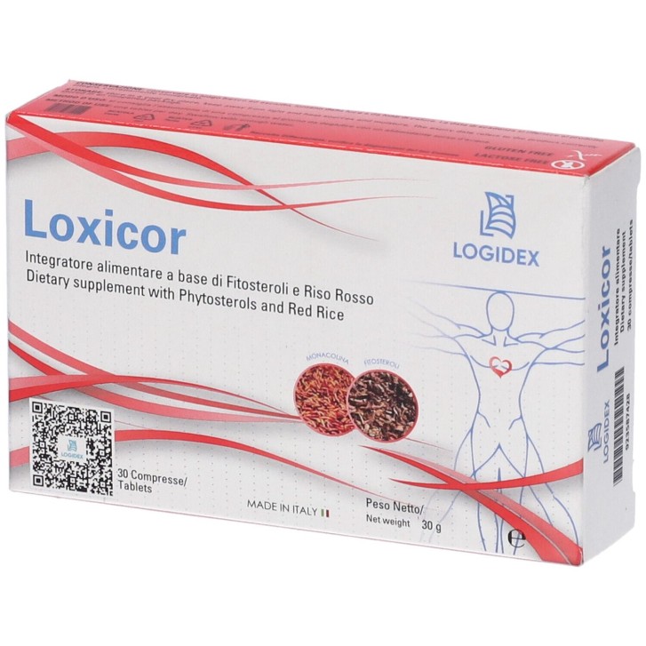 Loxicor 30 Compresse - Integratore per Controllo del Colesterolo