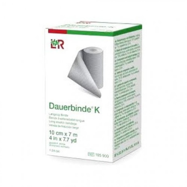 L&R Dauerbinde K Benda Elastico-Compressiva 10 cm x 7 m