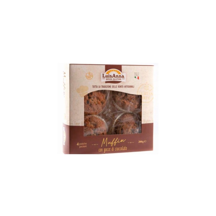 Luisanna Muffin Cioccolato Senza Glutine 200 grammi